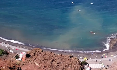 Abwassereinleitung in La Playa
